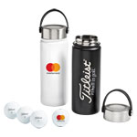 8243 Titleist Metal Water Bottle - 4-Ball